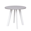 10-grijs-wit Vergadertafel Modu 80cm rond