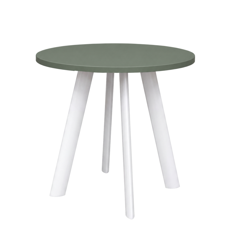 10-jorka-wit Vergadertafel Modu 80cm rond