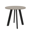 10-kasjmier-zwart Vergadertafel Modu 80cm rond