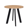 10-robuust-zwart Vergadertafel Modu 80cm rond