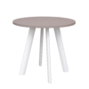 10-rosa-wit Vergadertafel Modu 80cm rond