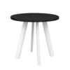 10-zwart-wit Vergadertafel Modu 80cm rond