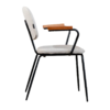 3_6d187f01-8f82-460d-8348-98bfeb5a66e4 Kax stoel off white met houten armleuningen en zwart metalen frame