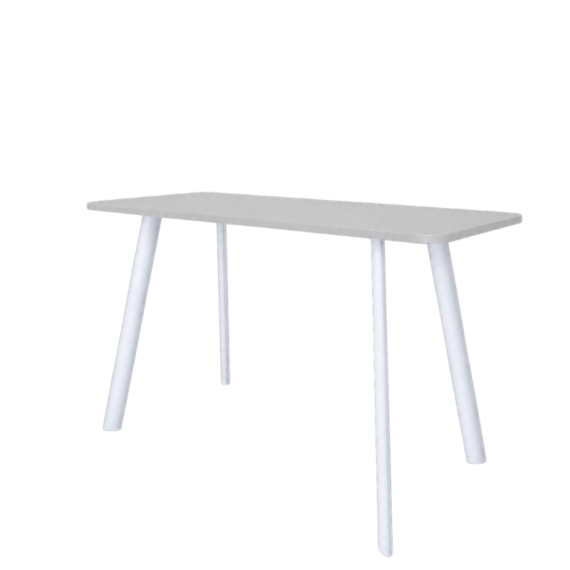 Vergadertafel Modu High - ronde hoeken