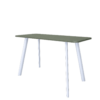 Vergadertafel Modu High - ronde hoeken