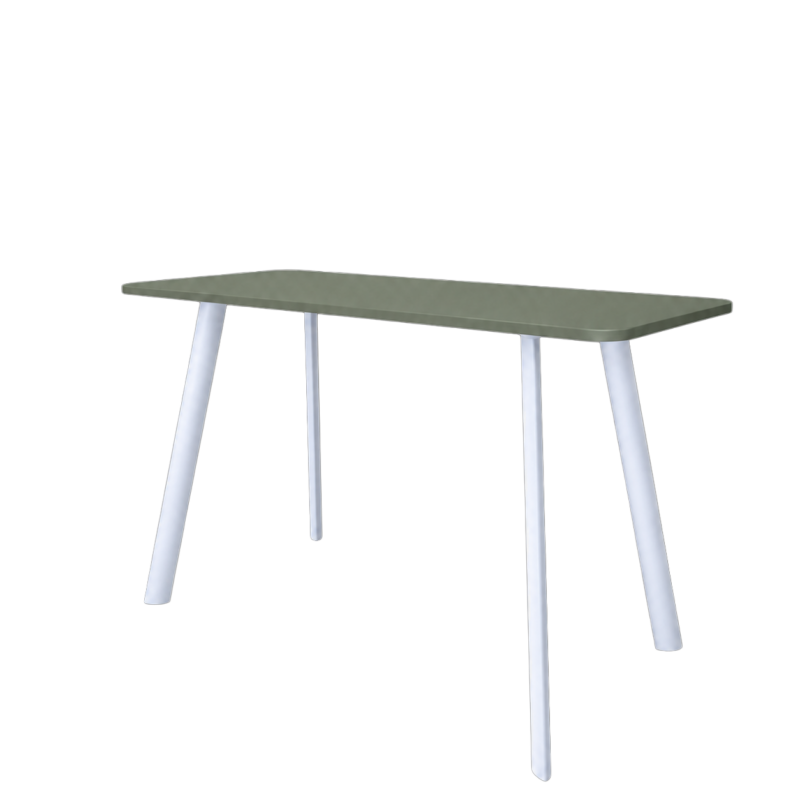 Vergadertafel Modu High - ronde hoeken