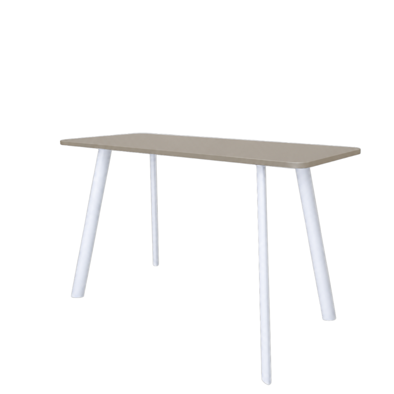 Vergadertafel Modu High - ronde hoeken