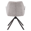 5_82c4c8ba-32aa-4773-8b30-1b43f85f1e68 Kova stoel off-white met gemêleerde stof en donkerbruin frame