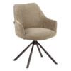 6_f22a27ac-8d7c-4866-b5bc-2bb9e2eed6c4 Kova stoel taupe met luxe bekleding en donkerbruin frame