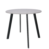 8-grijs-zwart Vergadertafel Modu high 120cm rond