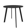 8-zwart-zwart Vergadertafel Modu high 120cm rond
