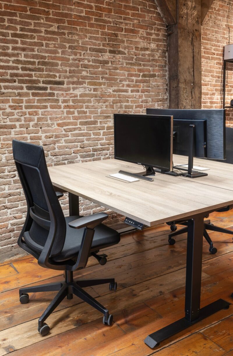 Kas ergonomische bureaustoel zwart