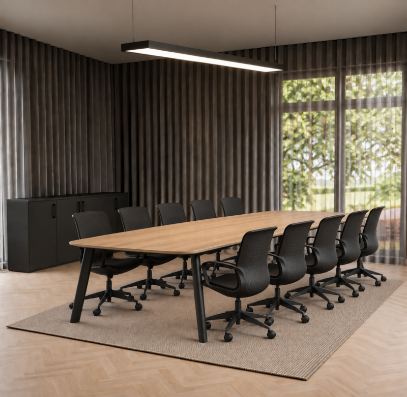 Vergadertafel Modu Deens Ovaal