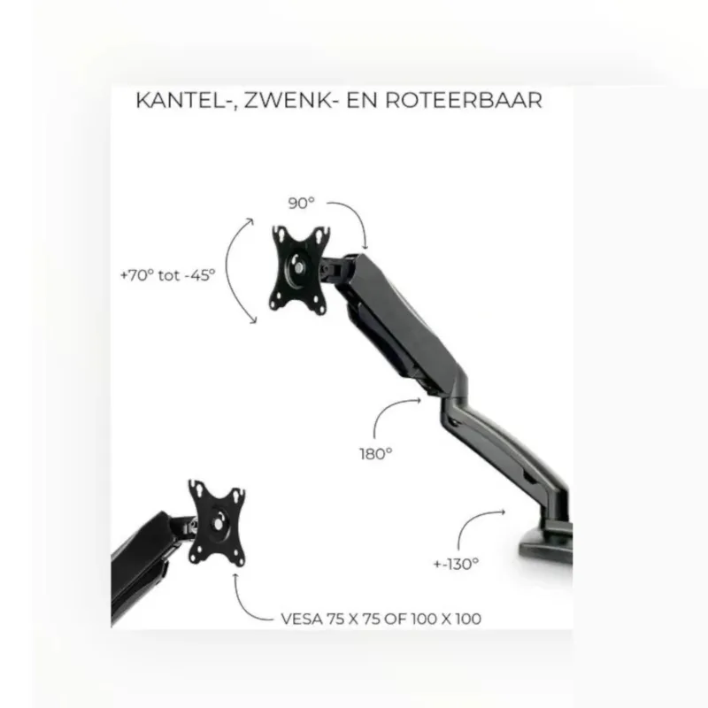 Monitor Arm Enkel