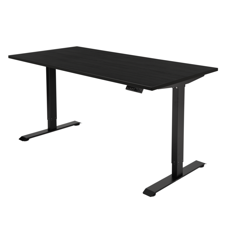 Fuse-zwart-zwart Elektrisch zit-sta bureau Fuse