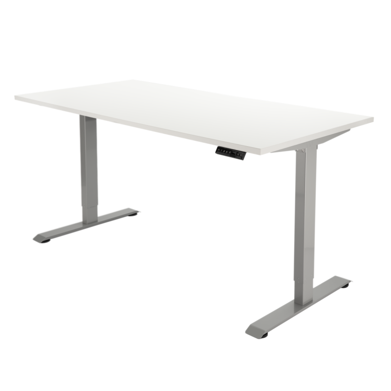 FuseGrijsWit Elektrisch zit-sta bureau Fuse