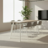 Vergadertafel Modu High - ronde hoeken