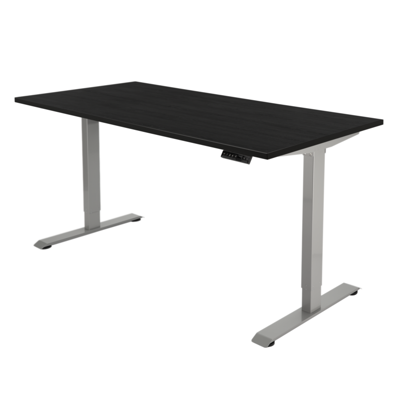 Now-zwart-grijs Elektrisch zit-sta bureau Fuse