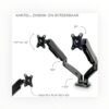 Monitor Arm Dubbel