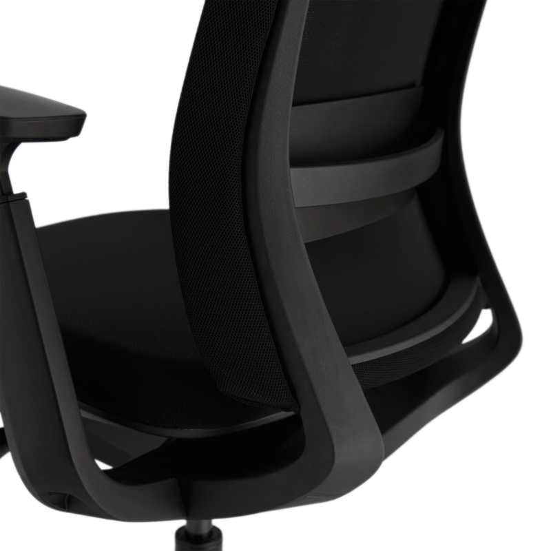 Kas ergonomische bureaustoel zwart