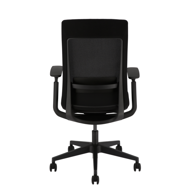 Kas ergonomische bureaustoel zwart