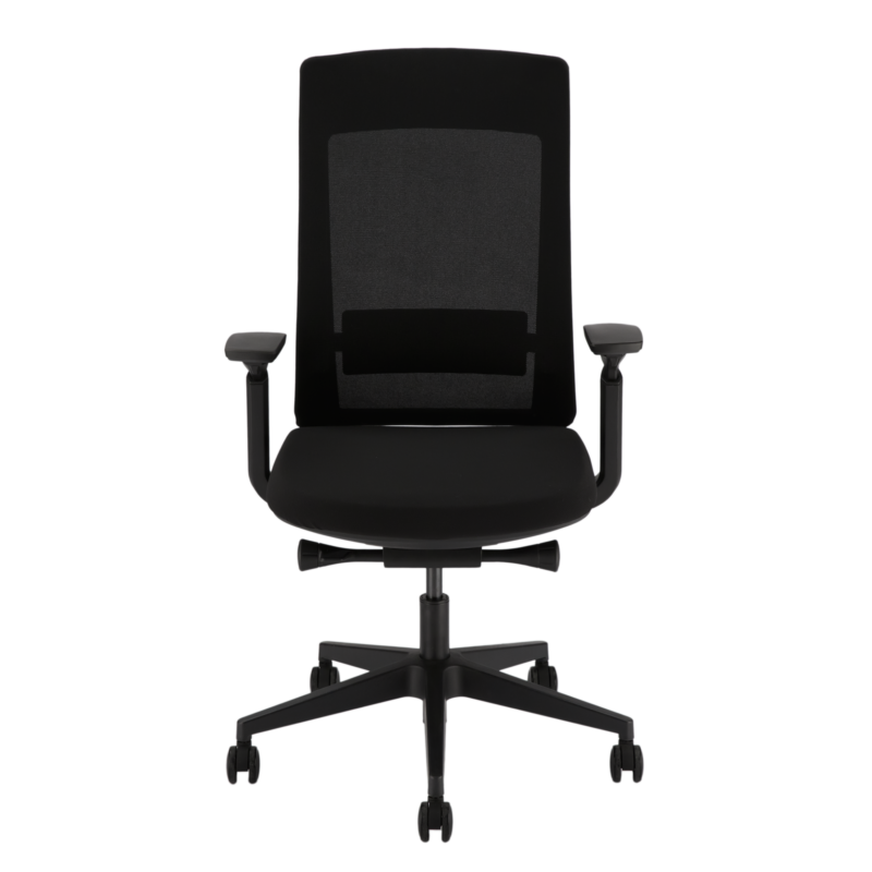Kas ergonomische bureaustoel zwart