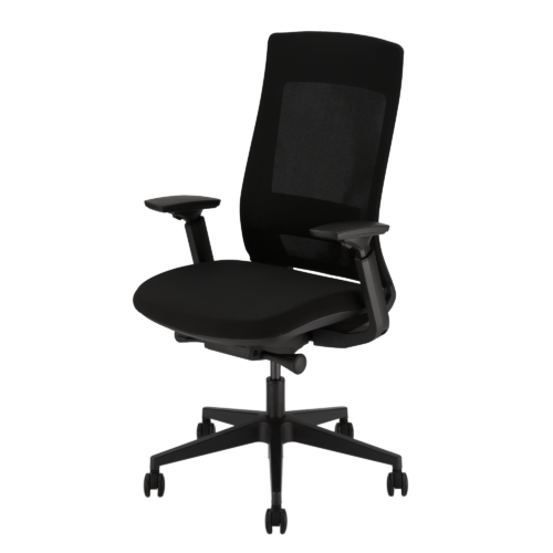 Kas ergonomische bureaustoel zwart