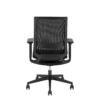 RenabRoovAchter Kroov bureaustoel zwart met ergonomisch ontwerp