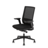 RenabRoovZij Kroov bureaustoel zwart met ergonomisch ontwerp